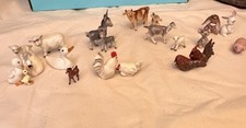 Vintage Hagen-Renaker Miniature Farm & Barnyard Collection - 21 Piece Lot Cows picture