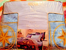 New Vintage JUBILEE Full Sheet Set Celestial Astrology Sun Moon Stars Retro picture