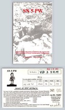 Ham Radio QSL QSO Postcard SN 5 PW, Aachen, North Rhine-Westphalia, Germany picture