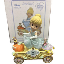 NEW Disney Birthday Princess Parade Car Cinderella #2 Precious Moments Porcelain picture
