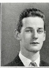 LAWRENCE FERLINGHETTI High School Yearbook SENIOR Year POET picture