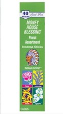 MONEY HOUSE BLESSING (FLORAL ASSORTMENT) INCENSE STICKS (1 pack of 40 sticks) picture