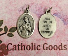 St. Saint Theresa of Avila - Pray for Us (Spanish) - Silver-tone  OX 1