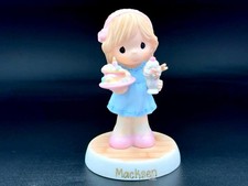 Precious Moments Girl W Ice Cream & Sweets Figurine – Christmas Treats Cute Gift picture