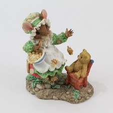 1995 Enesco Priscilla Hillman Mouse Tales Little Miss Muffet Figurine 160660 picture