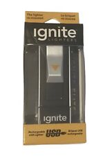 Ignite E-Data Rechargeable USB Flameless All Weather Lighter. New In Box.  F picture
