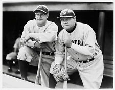 BABE RUTH AND LOU GEHRIG TOGETHER IN THIS CLASSIC 8x10  picture