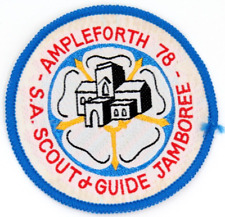 Vintage 1978 Ampleforth S.A. Scout & Guide Jamboree Patch England UK Scouting picture
