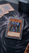Destiny Plasma YuGiOh Mini TCG Card In Acrylic Keychain Case Custom Collectible picture