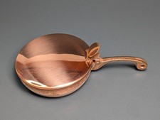 Vintage Pax Mini Silent Butler Safety Ash Tray Copper picture