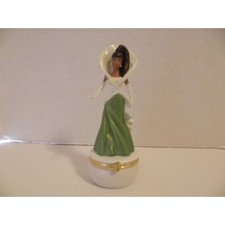 2002 Barbie Trinket Box Pearlescent White/Olive Green B1C 5/7/24 picture