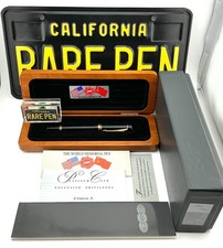 Parker Duofold WORLD MEMORIAL Fountain Pen LE 18K M nib NEW Year 1991 picture