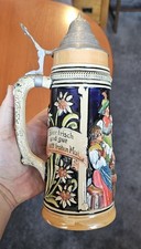Large Mint Condition West German Vintage Werner Corzelius Beer Stein - Complete picture