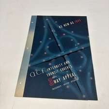 1945 ACF Brill Bus Sales Brochure Foldout C-36 C-40 IC-33 IC-37/41 Transit Coach picture