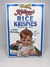 Vintage 1981 KELLOGG'S Rice Krispies 75th Anniversary Empty Cereal Box - Og Bag picture