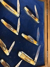 case xx red letter 7 set collection never been sharpened mint condition picture