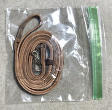 Circa 1941 Leather Lanyard for German Made Walther P38 Pistol - Stamped picture