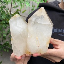 3.1LB Natural Clear White Crystal Quartz Cluster Rough Healing Specimen picture