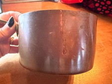 Vintage Paul Revere Ware Solid Copper Sauce Pan, Solid Brass Handle 3-Rivet picture