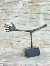 Handcrafted Bronze Sculpture Cubist Abstract Hand by Gia Lost Wax Method Artwork picture