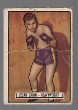 [50376] 1951 TOPPS RINGSIDE BOXING CARD #40 CESAR BROWN picture