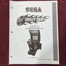 Sega Crazy Taxi US  Arcade Service Manual. First Printing. 2002 picture
