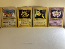 Pokemon The First Movie WOTC Black Star Promo Set 4 Cards 1999 picture