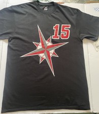 Men's Seattle Mariners Kyle Seager # 15 Majestic Black T-Shirt Size L picture
