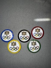 1936 Berlin Olympic Games Judges Pin Medal - FULL SET OF 5 - DM For Pics picture