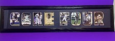 NY Yankees Core Four Framed Card Display Jeter /Rivera /  Pettitte / Posada picture