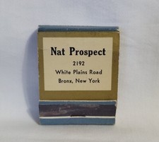 Vintage Nat Prospect Eagle Clothing Store Matchbook Bronx New York Advertising picture