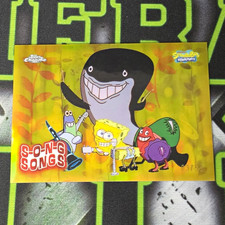 2025 Topps Chrome SpongeBob SquarePants S-O-N-G Songs #S-8 Ripped Pants GOLD /50 picture