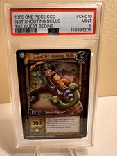 2005 One Piece CCG : Instinctive Shooting Skills : The Quest Begins : PSA 9 picture