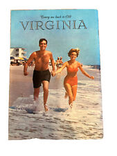 VTG 1960s Carry Me Back To Old Virginia Tourist Booklet Brochure picture