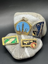 Soviet Vintage Badges Astronomic Theme Cosmos Pin USSR picture