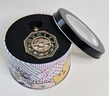 Pokemon Sun & Moon Premier Octagonal Relief Pocket Watch Pikachu Limited Edition picture