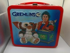 Vintage 1984 Gremlins Lunch Box with Thermos Gizmo Stripe picture
