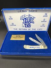 91-92 Kentucky Wildcats Pocket Knife Custom Cutlery Classic picture