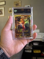 Donald Trump #45/47 Super Rare Holo 45/47  (CUSTOM HANDMADE NON PRODUCTION CARD) picture
