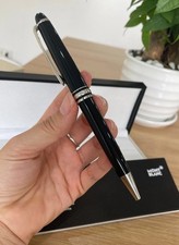 Montblanc Meisterstück Classique 164 Ballpoint Pen Black Platinum New Box picture