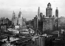 1931 Chicago Skyline Windy City Illinois Picture Photo 8