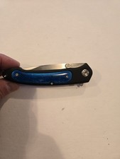 Colt CT345 Assisted Opening Pocket Knife Liner Lock Back Blue - Discontinued picture