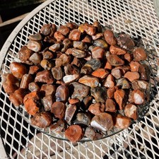 Lake Superior Agate Lot,6lbs 7oz Colorful Mixed Varieties, Lake Superior Agates picture