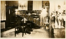 Interior Scene 1920s Snapshot Photograph Home Decor Domestic Americana picture