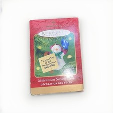 Millennium Snowma'am 2000 Hallmark Keepsake Ornament Tip your hat to the picture