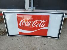LARGE Vintage ENJOY Coca Cola COKE box Soda Sign  picture