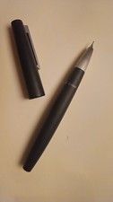 Lamy 2000 Black Fountain Pen with unusual 14K Gold OB Nib picture