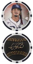 WANDER FRANCO - TAMPA BAY RAYS - ROOKIE CHIP - POKER CHIP  **SIGNED** picture
