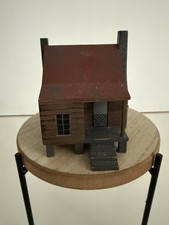 Vintage Rustic Folk Wooden Cabin Country Crafts by C. Henson picture