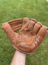 Early Wynn Cleveland Indians Vintage Wilson Leather Baseball Glove VG+ Nice  picture